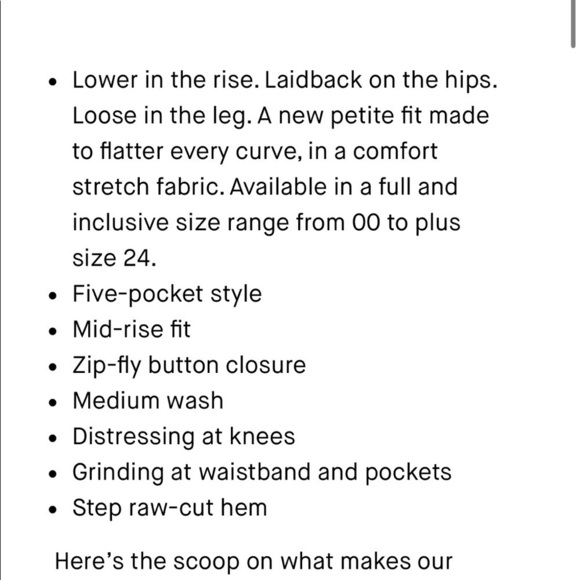 Good American Distressed Good Girlfriend Jeans Side Step Straight Leg Plus Size - Picture 11 of 14